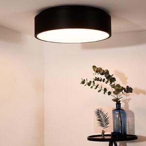 Lucide Plafonieră Talowe LED negru Ø 45 cm, reglabil, Negru, Camera de zi / sufragerie, Metal, Modern