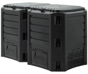 Deuba Compostor 800 L - negru