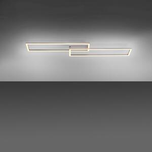 JUST LIGHT. GmbH Plafonieră LED Iven, dimabil, oțel, 92,4x22cm, reglabil, Metalic, dormitor, Metal