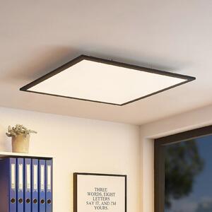 Lindby Panou LED Nelios, 62 x cm, 4.000K, negru, metal, Negru, Bucătărie, Plastic, Modern