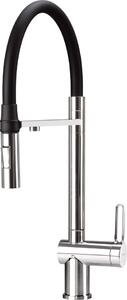 Baterie bucătărie MAGNETIC, cu racord filtru de apă & pipă flexibilă, finisaj cromat – Cod BRM_075M