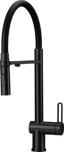 Baterie bucătărie MAGNETIC, cu racord filtru de apă & pipă flexibilă, finisaj nero – Cod BRM_N75M