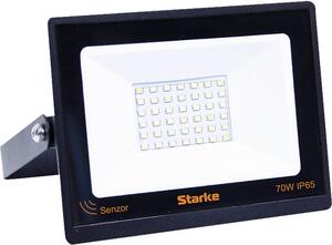 Proiector LED exterior Starke 70W 7000 lumeni IP65, senzor de mișcare, lumină rece