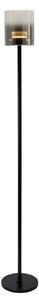 HighLight Lampă de podea LED Salerno, 2.700K, negru/smoke, reglabil, Negru, Camera de zi / sufragerie, Metal, Modern