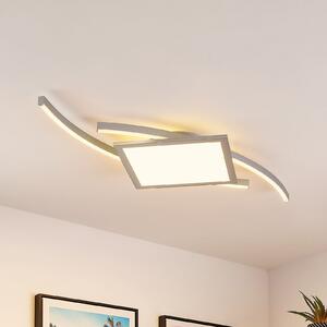 Lucande Tiaro plafonieră LED, unghiulară, 42,5 cm
