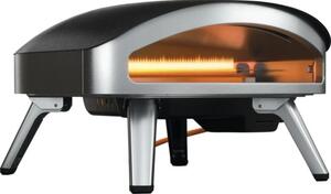 Cuptor pizza cu gaz Tenneker Galaxy TG-4 16" oțel 60x66,8 cm argintiu/negru incl. piatră pizza și furtun gaz