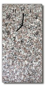 Ceas de perete din sticla vertical Grafit bej