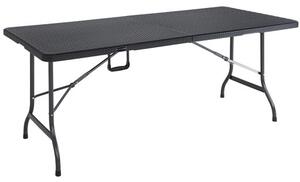 Deuba Masa ratan 180x75x73cm - neagra