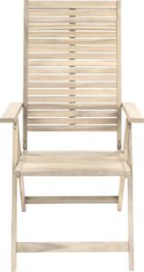 Scaun pliabil Garden Place Maja lemn 75x59x109,5 cm bej