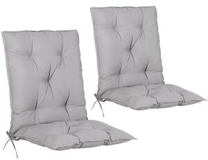 Deuba Set 2 perne 116x57x7cm - gri