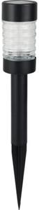 Lampă solară cu LED 3 lumeni 2700K 42cm, plastic negru