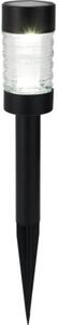 Lampă solară cu LED 3 lumeni 2700K 42cm, plastic negru