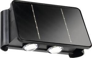 Lampă solară cu LED 50 lumeni 3000 - 6300K, plastic negru