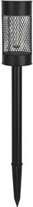 Lampă solară cu LED 2 lumeni 2700K 50,8cm, plastic negru