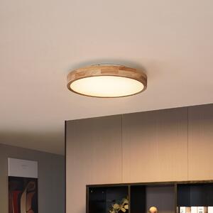 Plafonieră scandinavă din lemn 50cm incl. LED Dimmable - Pecker