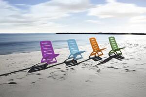 Scaun pliabil Bica Sandy plastic 55x37,5x65 cm portocaliu