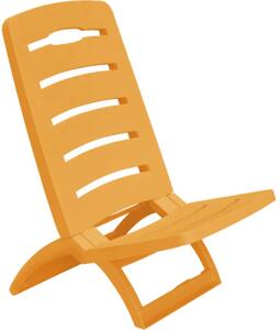 Scaun pliabil Bica Sandy plastic 55x37,5x65 cm portocaliu