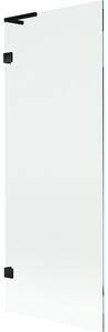 Mexen, Paravan de baie Mexen Lunar L cu 1 aripă 70 x 150 cm, transparent, negru - 897L-070-000-70-00