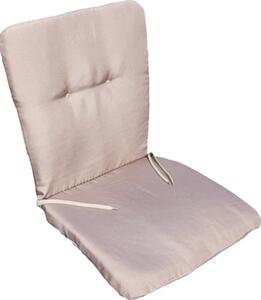 Pernă pentru scaun cu tetieră 90x44x4 cm bej