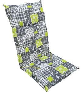 Pernă pentru scaun cu tetieră Soft 120x48x6 cm verde