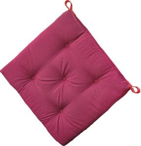 Pernă scaun Soft 40x40x6 cm vișiniu