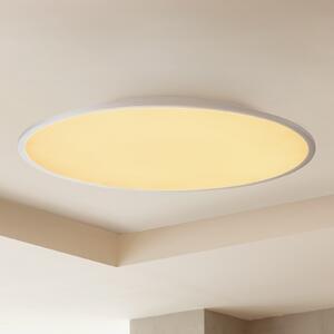 Lindby plafonieră LED Narima, CCT, Ø 80 cm, argintiu
