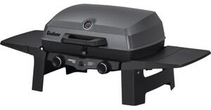 Grătar pe gaz Enders URBAN II PRO 2 arzătoare 4,4 kW suprafață de gătire 31x49 cm incl. termometru integrat în capac, mese laterale pliante, tavă de colectare grăsime