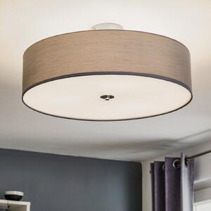 Plafonieră textilă Andria, 60 cm, gri deschis