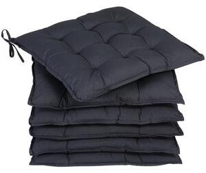 Deuba 6 x pernă Cozy - antracit