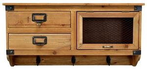 Dulap de perete, din lemn masiv, aspect rustic