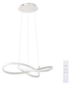 Brilagi - LED dimabil lustră suspendată pe cablu INFINITY LED/55W/230V 50x50 cm albă + telecomandă