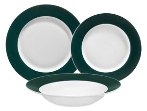 Serviciu de masa, 18 piese, 6 persoane, Aura Green