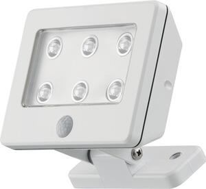 Proiector LED exterior Lero 0,36W 30 lumeni IP54, senzor de mișcare, lumină rece, alb