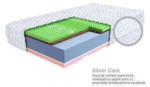 Saltea de cocos Sandra 160x200 Husă: Silver Care (husă suplimentară)