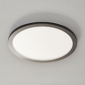 Reality Leuchten Plafonieră LED Camillus, rotundă, Ø 40 cm, reglabil, Negru, Baie, Plastic, Modern