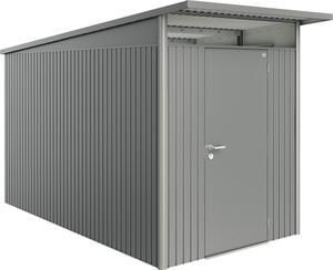 Magazie grădină Biohort AvantGarde A4 ușă standard 180x380 cm gri-cuarț metalizat