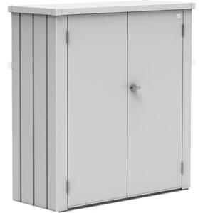 Dulap terasă Biohort Romeo M 132x57x140 cm argintiu metalizat