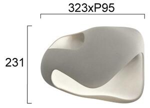 Aplica de perete DEBBY 1xG9/8W/230V gri