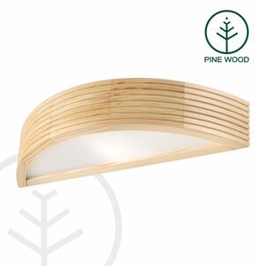 Aplica de perete NATURAL MODERN 1xE27/15W/230V din lemn de pin