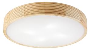 Plafonieră NATURAL MODERN cu 4 socluri E27 (15W, 230V), diametru 58 cm, din lemn de pin