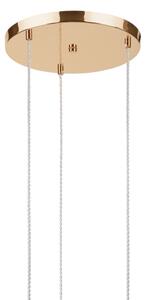 Candelabru suspendat pe cablu VIVE 3xE27/15W/230V auriu