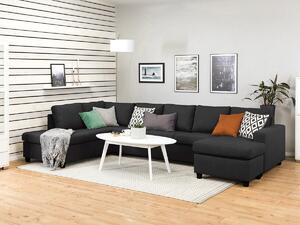 Colțar Scandinavian Choice Remavio 151Negru, 344x199x80cm