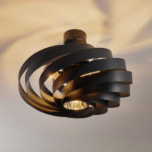 Plafonieră Vento, negru, Ø 60 cm, metal, E27