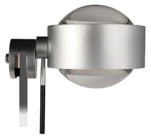Top Light Lumină pentru oglindă cu clip Puk Fix+, nichel mat, G9, reglabil, Gri, Hol, Metal, Modern