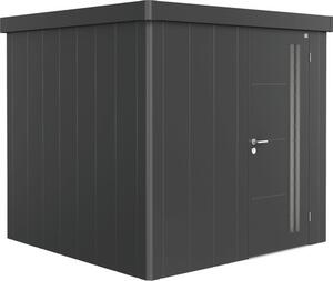 Magazie grădină Biohort Neo 2B metal ușă standard 236x236 cm gri închis metalizat