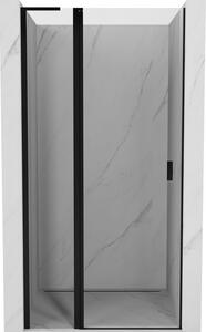 Mexen, Ușă de duș pivotantă Mexen Mist L 90 cm, transparentă, neagră - 8A4L-090-000-70-00