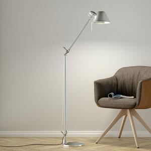 Artemide Tolomeo Lettura lampadar, aluminiu, Gri, Studiu / Birou, Metal, Design