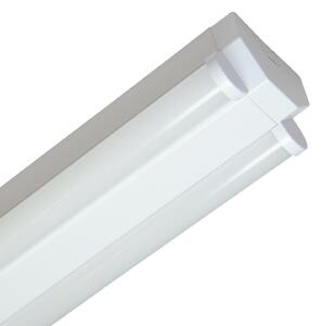 Müller-Licht Basic 2 - plafonieră cu două lumini LED 120cm, Alb, Plastic