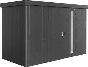 Magazie grădină Biohort Neo 1D metal ușă standard 347,5x179,5 cm gri închis metalizat