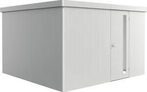 Magazie grădină Biohort Neo 4D metal ușă standard 348x348 cm argintiu metalizat